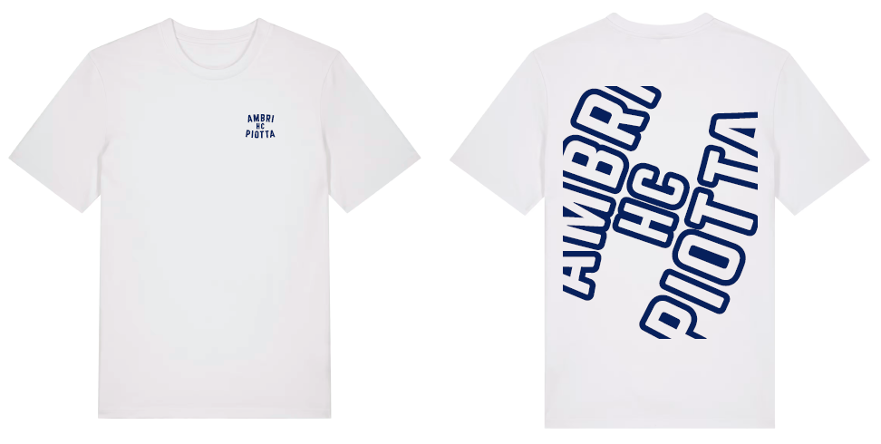 T-shirt bianca logo
