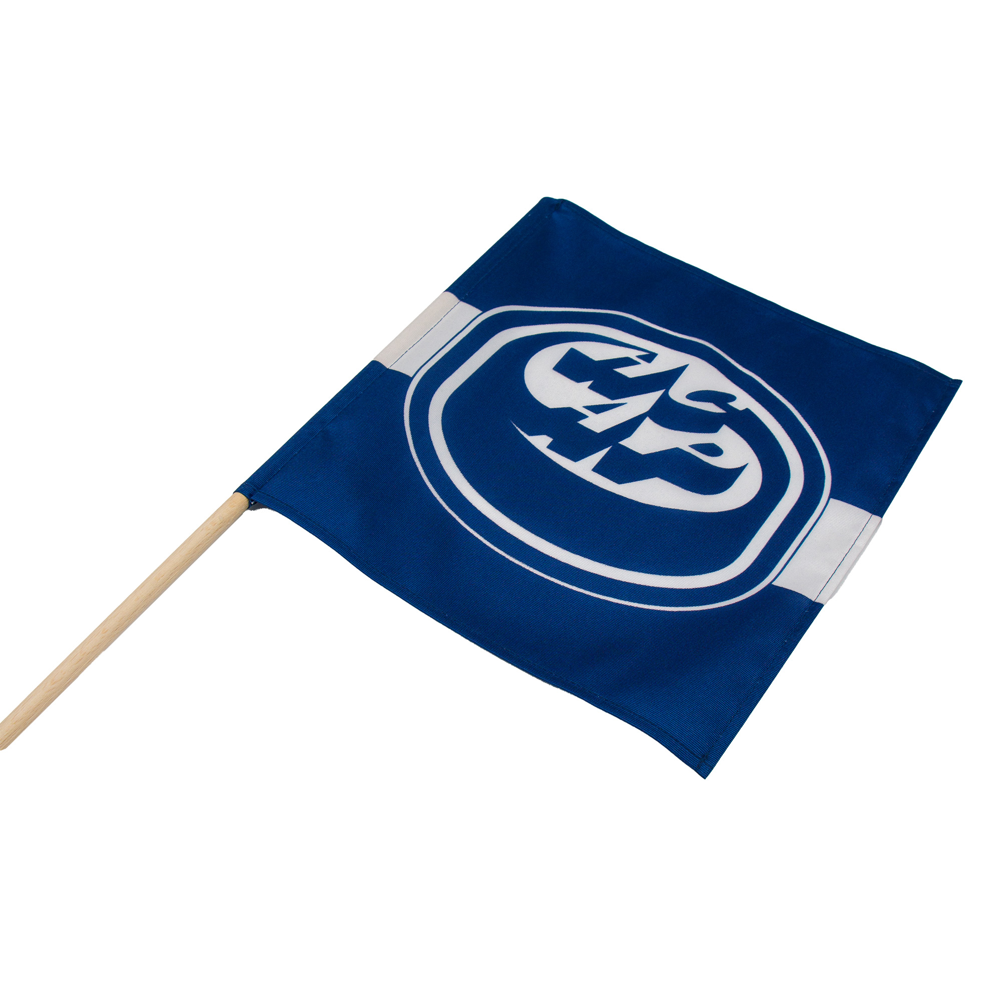 Bandiera con manico in legno