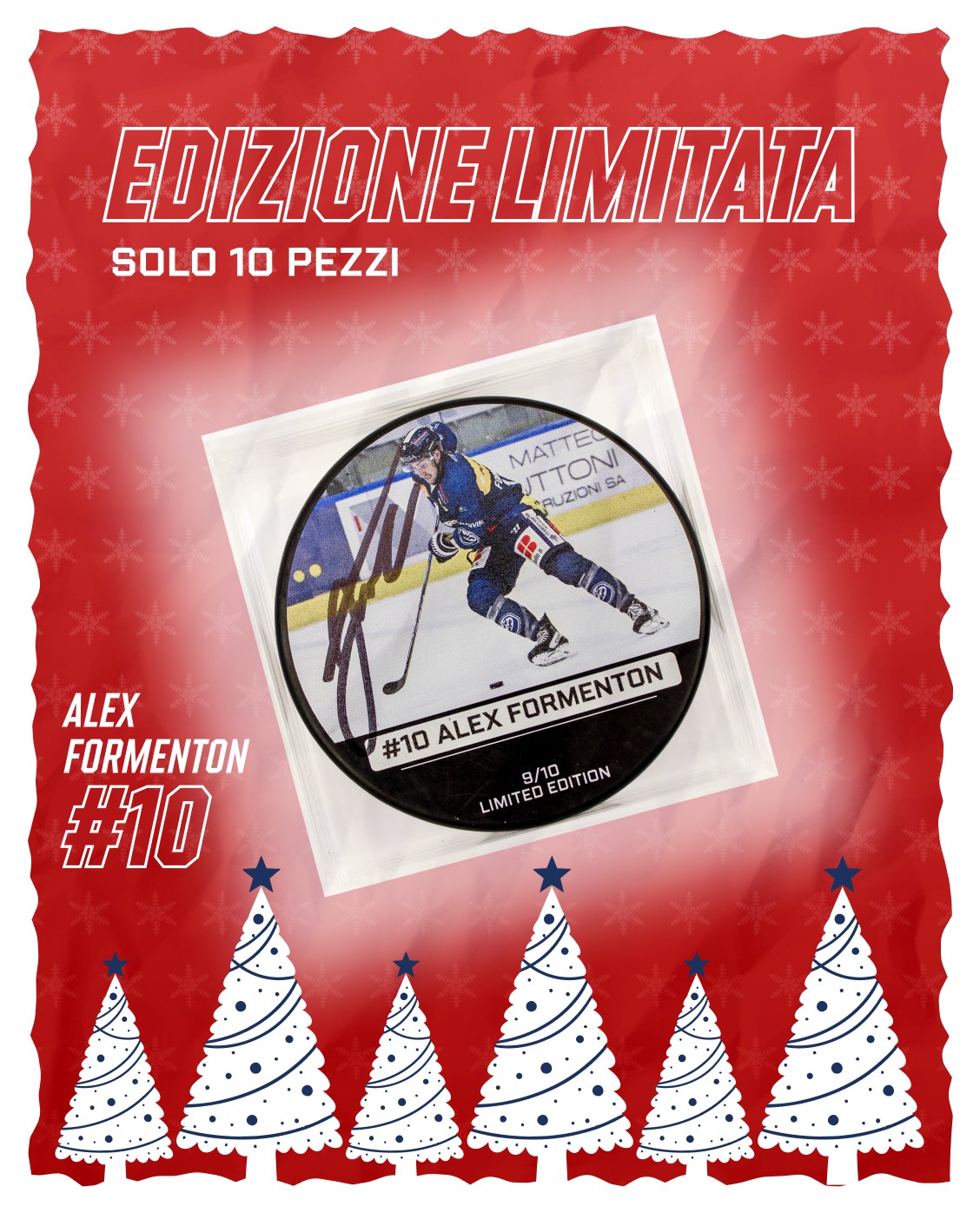 DISCO AUTOGRAFATO #10 FORMENTON - EDIZIONE LIMITATA DI 10 PEZZI